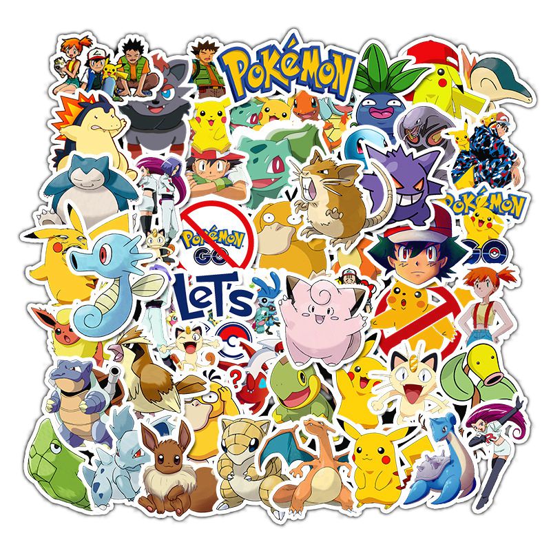 Pack de 40 Stickers Pokémon – ArtiShow Shop