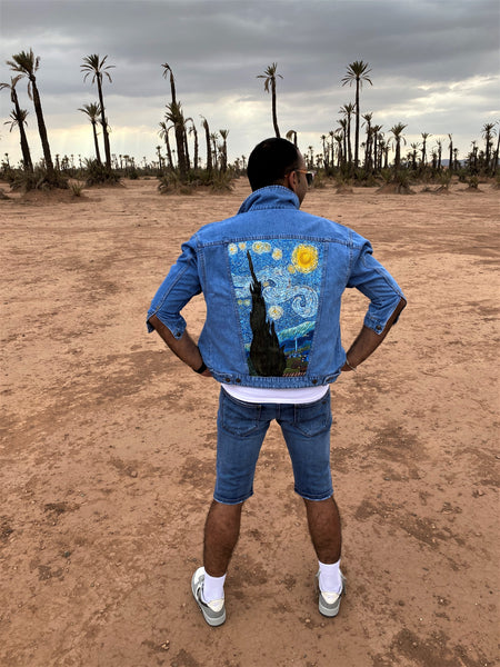 "Starry Night" Denim Jacket