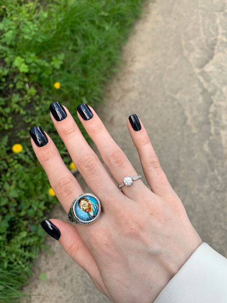 Bague Vintage : Portrait de Van Gogh