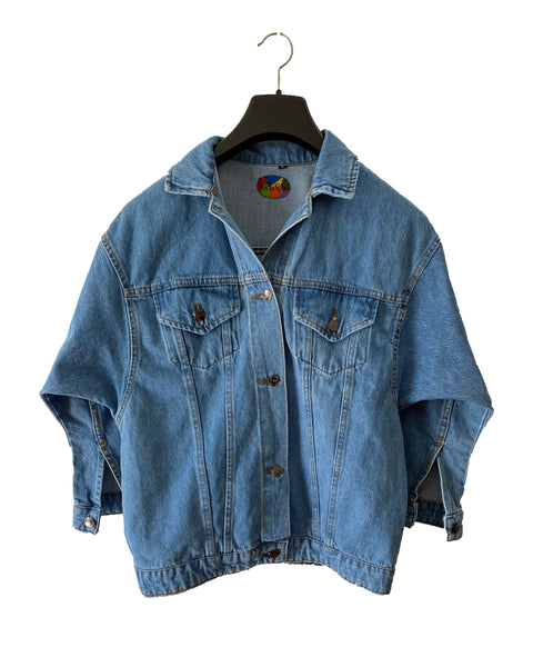 "Girl with a Pearl Earring" Denim Jacket