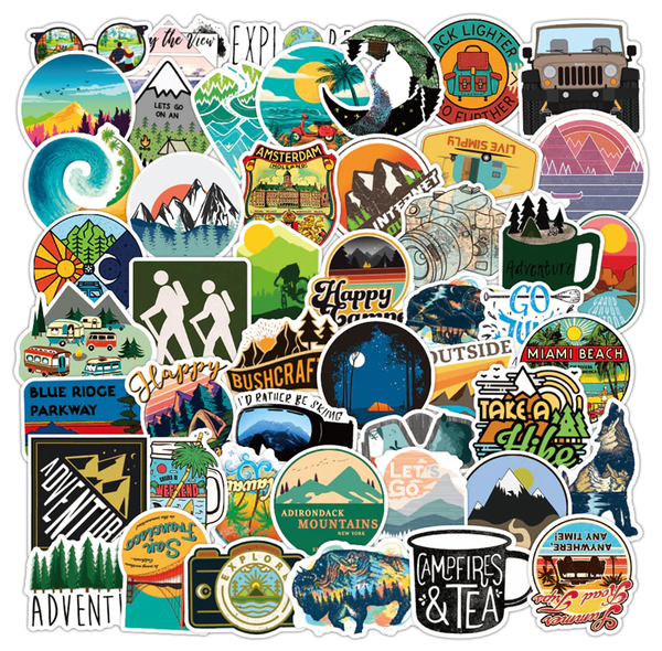 Pack de 40 Stickers "Adventure"