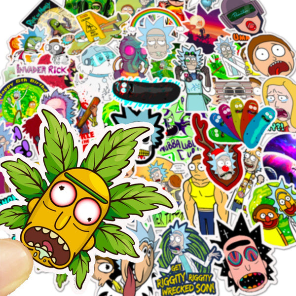 Pack de 40 Stickers "Rick & Morty"