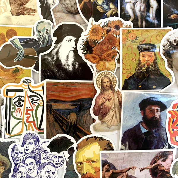 Pack de 40 Stickers "Artistes du Monde"