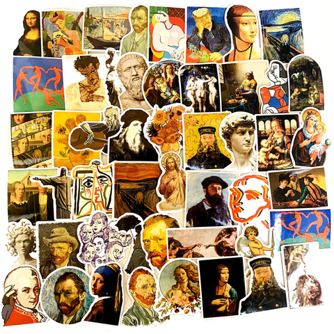 Pack de 40 Stickers "Artistes du Monde"