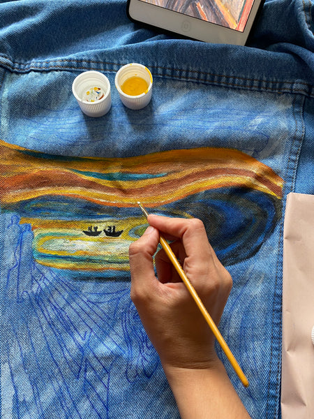 "The Scream" Denim Jacket