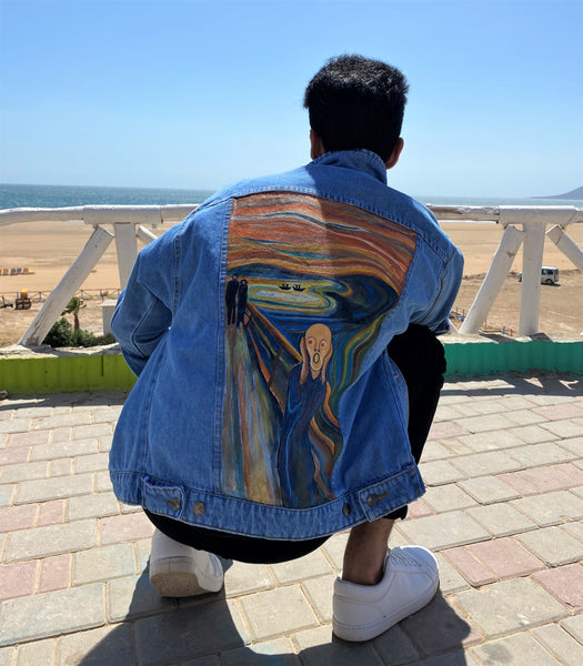 "The Scream" Denim Jacket