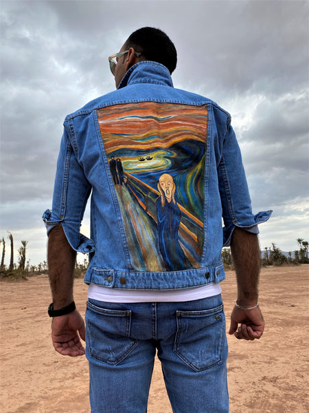 "The Scream" Denim Jacket