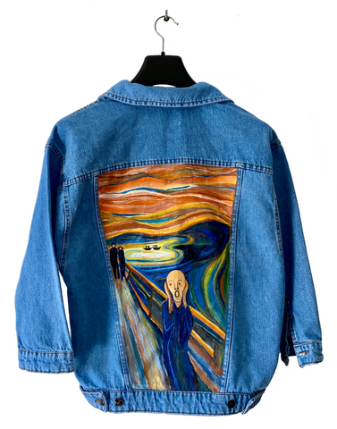 "The Scream" Denim Jacket