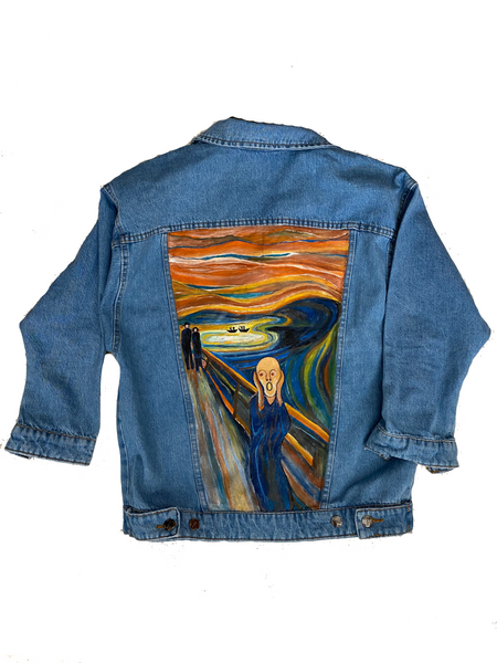 "The Scream" Denim Jacket