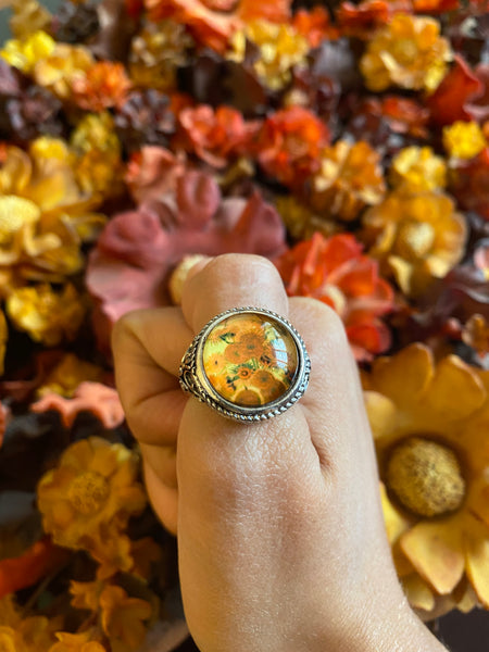 Bague Vintage : Sunflowers de Van Gogh