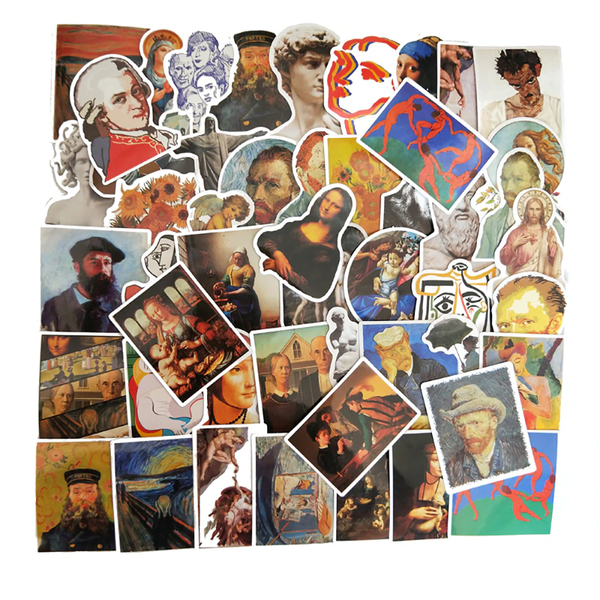 Pack de 40 Stickers "Artistes du Monde"