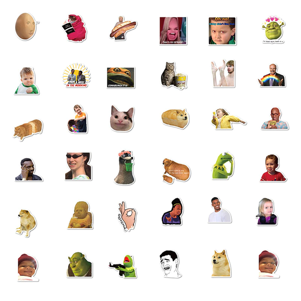 Pack de 40 Stickers "Memes"