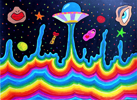 Rainbow in Space