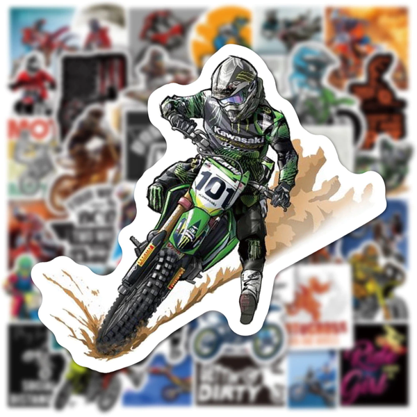 Pack de 40 Stickers "Moto & VTT"