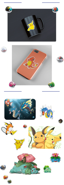 Pack de 40 Stickers "Pokémon"