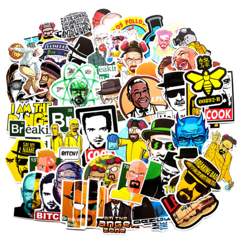 Pack de 40 Stickers "Breaking Bad"