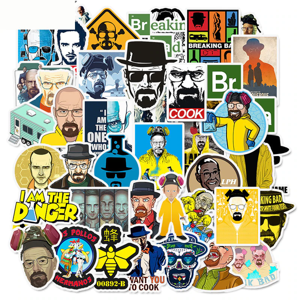 Pack de 40 Stickers "Breaking Bad"