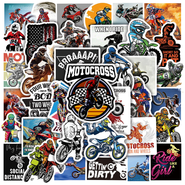 Pack de 40 Stickers "Moto & VTT"