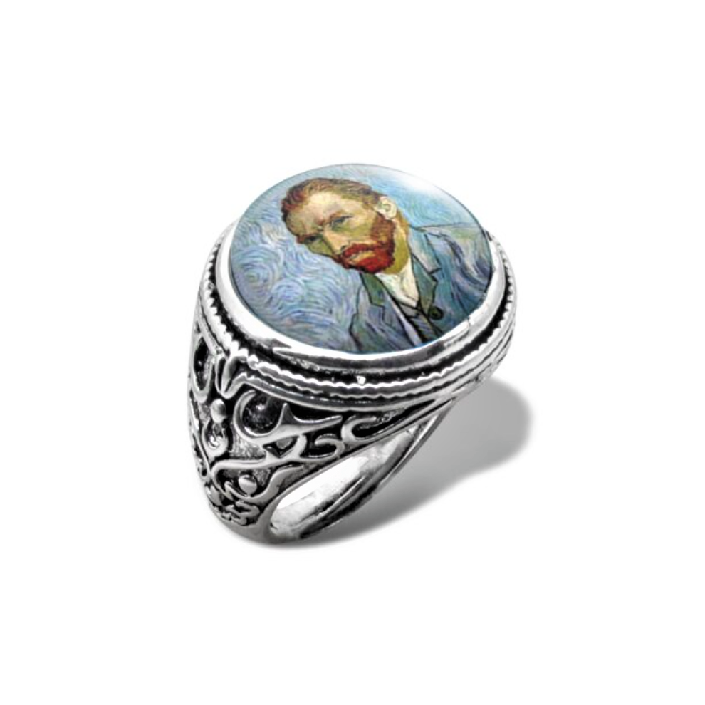 Bague Vintage : Portrait de Van Gogh