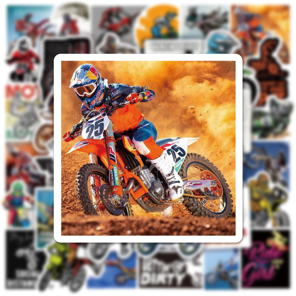 Pack de 40 Stickers "Moto & VTT"