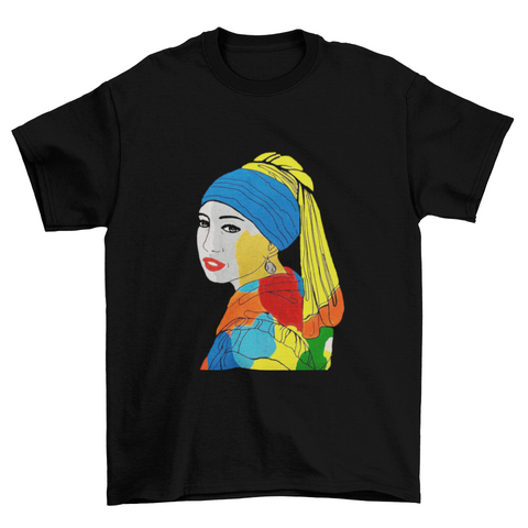 Colorful Girl with the pearl earring