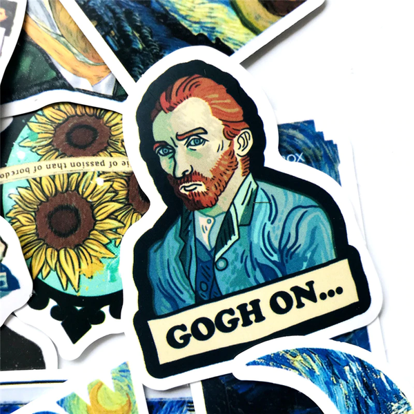 Pack de 40 Stickers  "Van Gogh"