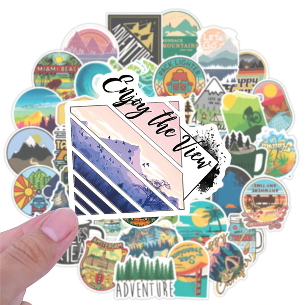 Pack de 40 Stickers "Adventure"